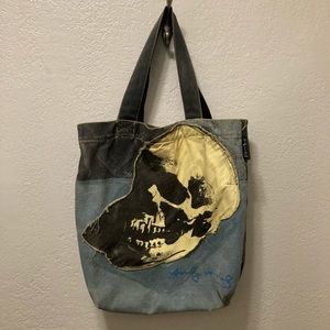 Loop Nyc Andy Warhol skull tote